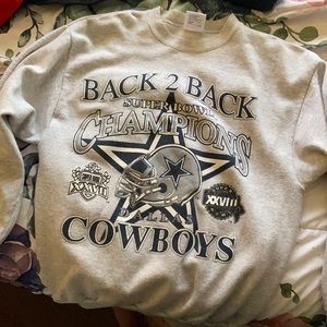 Cowboy Super Bowl crew neck